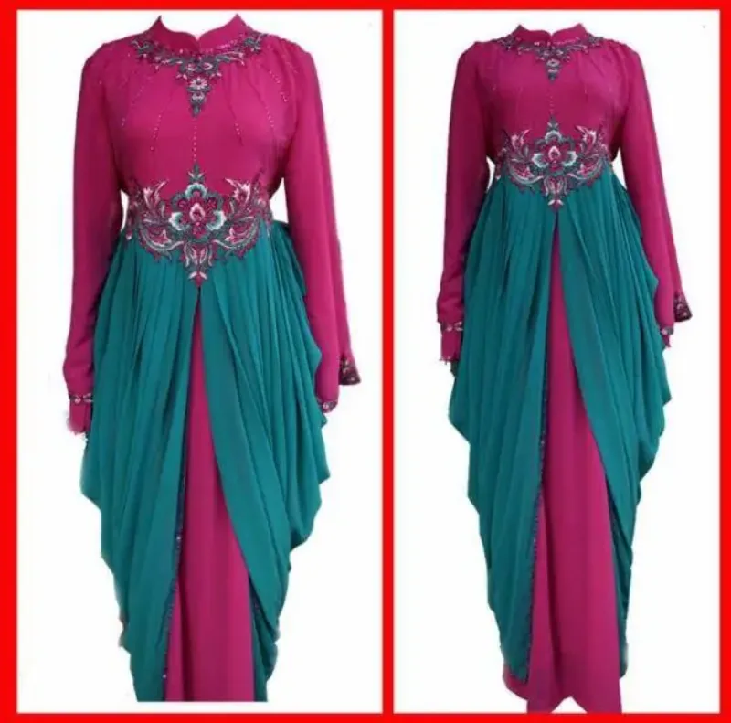 Picture of Modest Black Georgette Jilbab Dress for Women