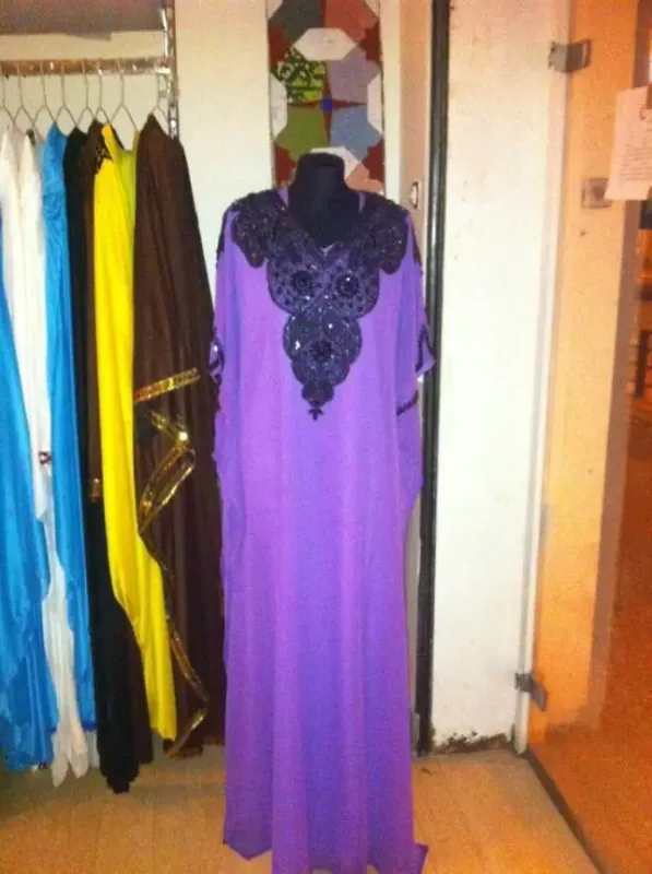 Picture of Radhe Designer Multicolor Georgette Kaftan Dress for Women - F8430