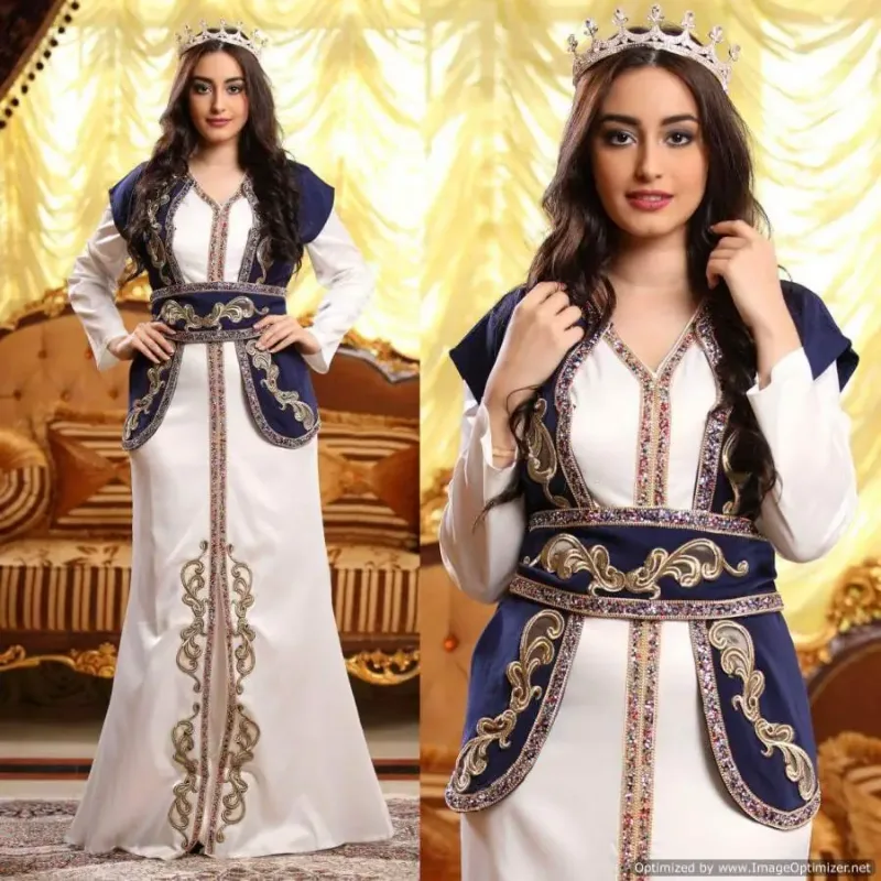 Picture of Graceful Black Georgette Dubai Style Kaftan for Women