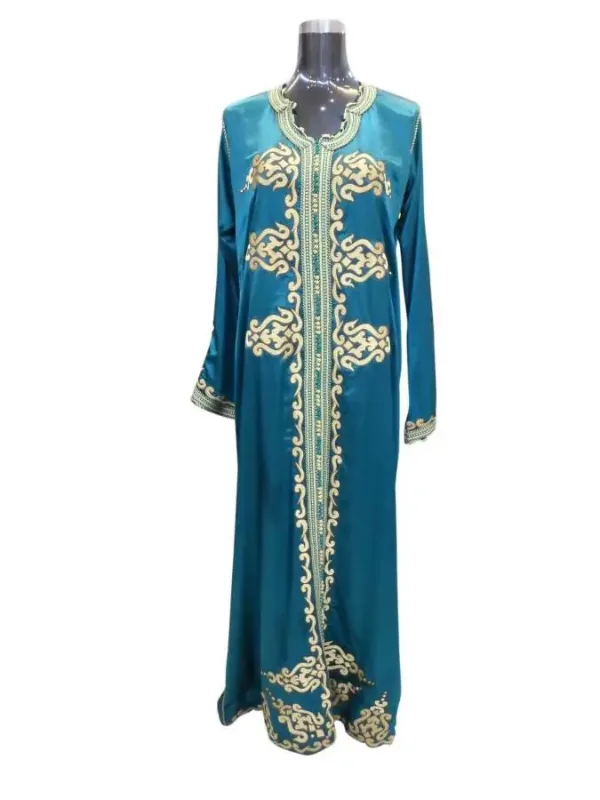 Picture of Radhe Designer Blue Georgette Kaftan Dress for Women - F3619