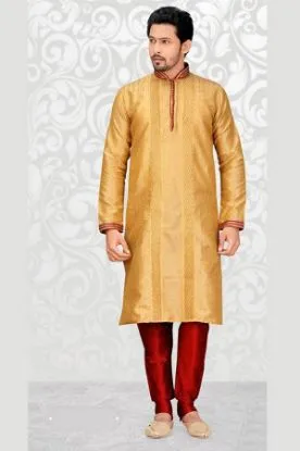 Picture of almond silk traditional indian wedding indowestern sher