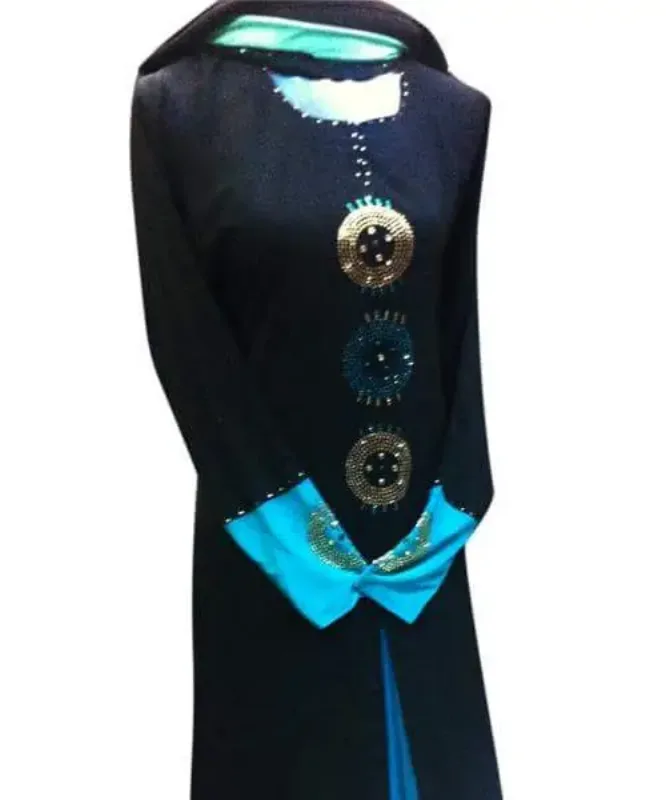 Picture of Radhe Designer Multicolor Georgette Kaftan Dress for Women - F3631