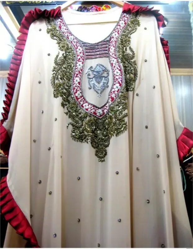 Picture of Radhe Designer Black Georgette Kaftan Dress for Women - F9031