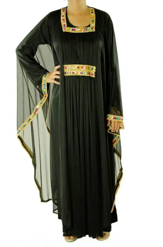 Picture of Radhe Designer Multicolor Georgette Kaftan Dress for Women - F8446