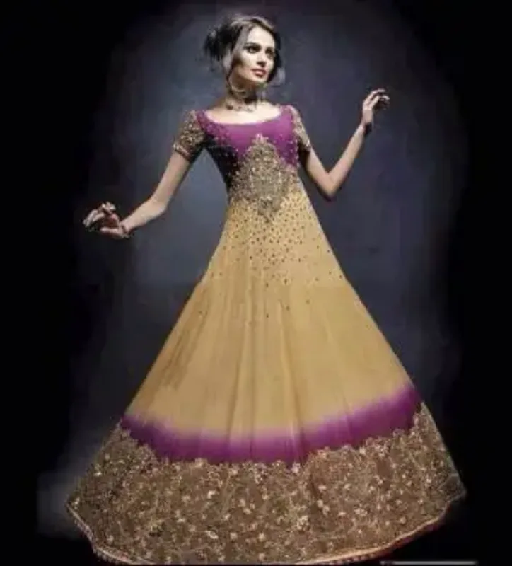 Picture of Simple Style Multicolor Georgette Jilbab Dress for Women
