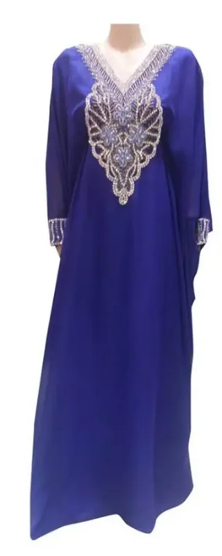 Picture of Radhe Designer Black Georgette Kaftan Dress for Women - F9650