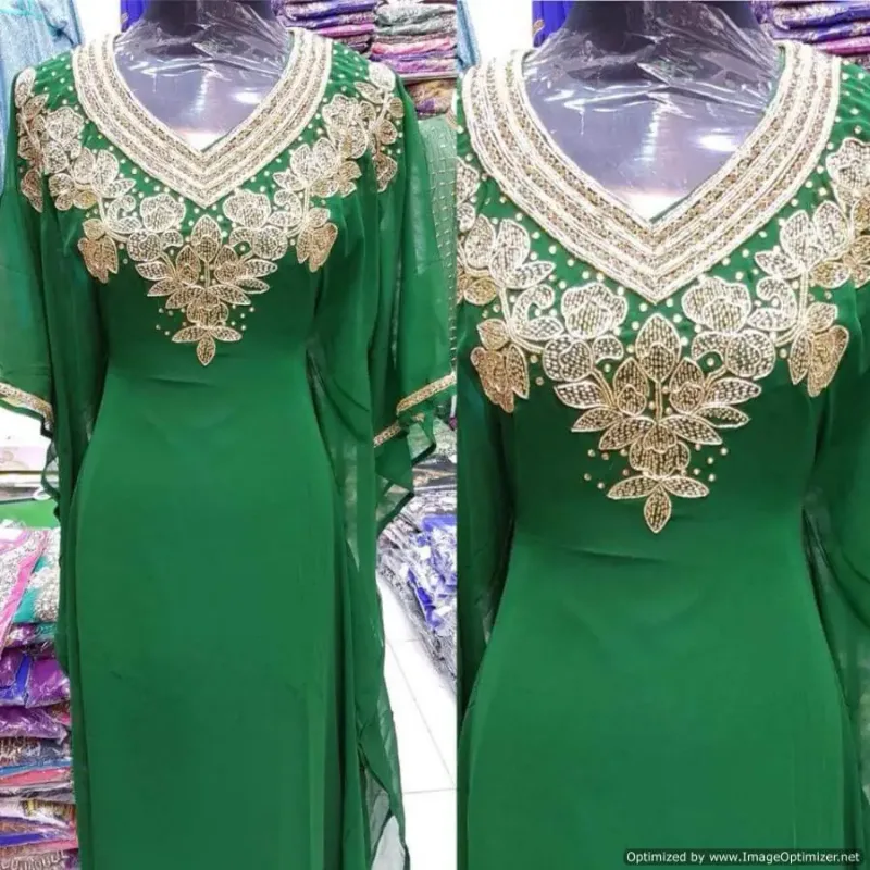 Picture of Radhe Designer Multicolor Georgette Kaftan Dress for Women - F2813