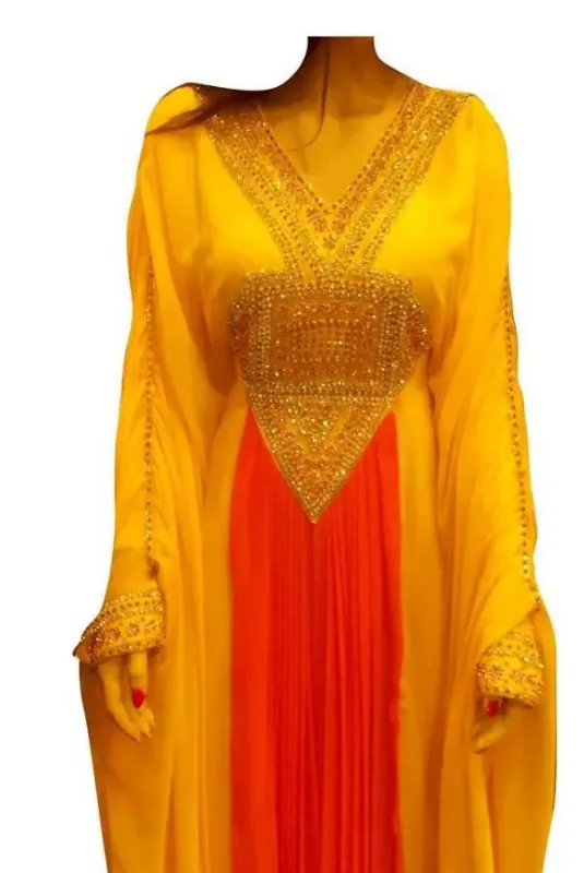 Picture of Radhe Designer Pink Cotton Kaftan Dress for Women - F9649