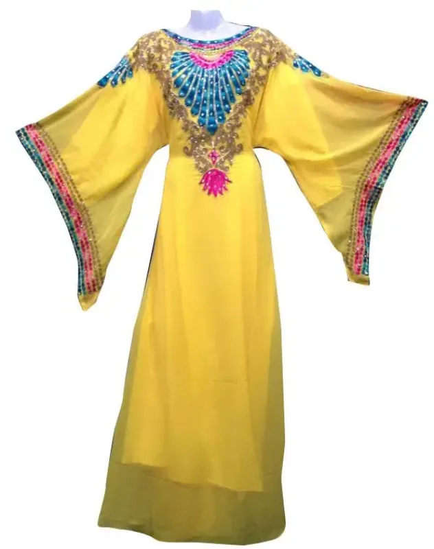 Picture of Radhe Designer Multicolor Georgette Kaftan Dress for Women - F9646