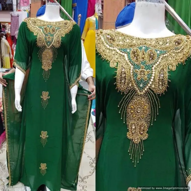 Picture of Radhe Designer Blue Georgette Kaftan Dress for Women - F2831