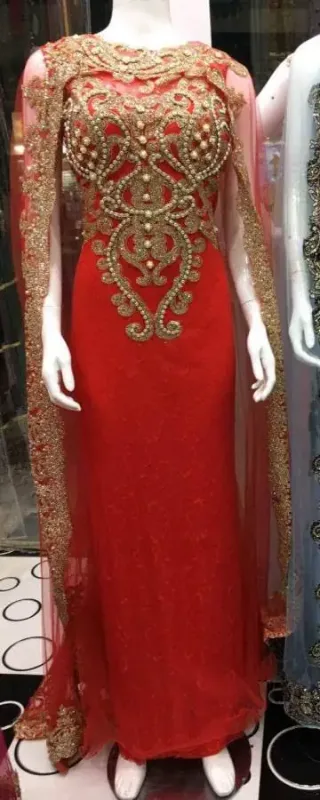 Picture of Radhe Designer Pink Cotton Kaftan Dress for Women - F9666