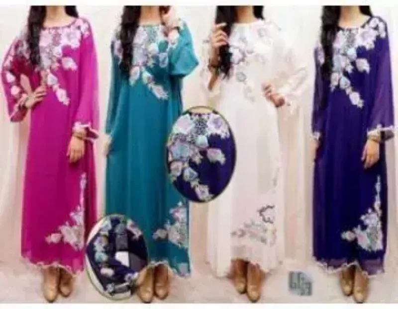 Picture of Radhe Designer Blue Georgette Kaftan Dress for Women - F9047