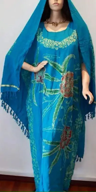 Picture of Soft Touch Multicolor Georgette Farasha Dress for Women