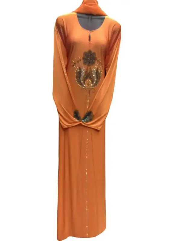 Picture of Radhe Designer Black Georgette Kaftan Dress for Women - F3654