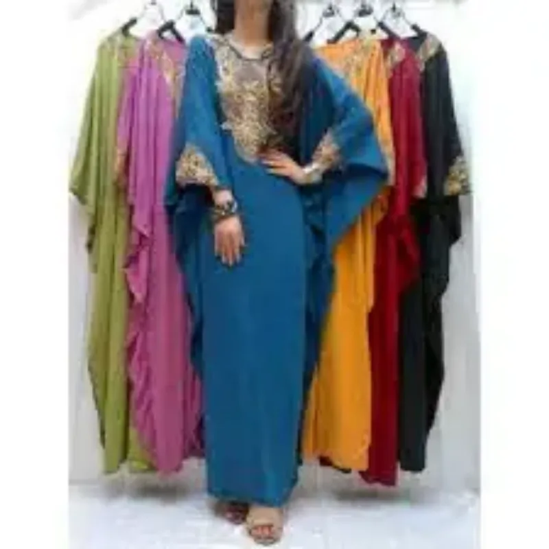 Picture of Radhe Designer Black Georgette Kaftan Dress for Women - F9052