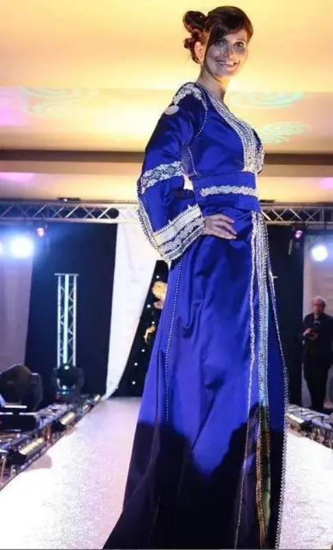 Picture of Smooth Finish Multicolor Georgette Jilbab Dress for Women