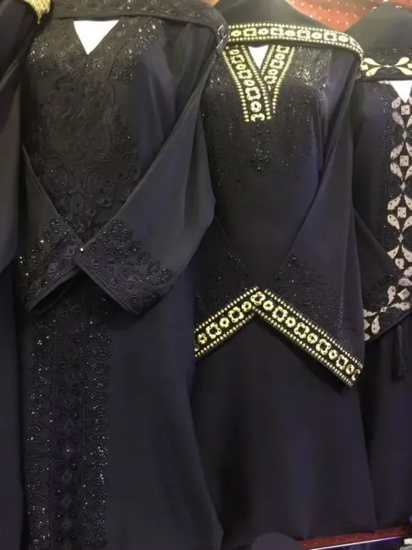 Picture of Purple Georgette Farasha Dress for Women