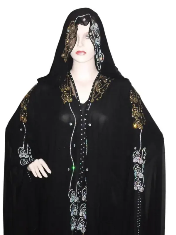Picture of Radhe Designer White Georgette Kaftan Dress for Women - F3691