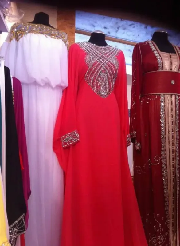 Picture of Radhe Designer Multicolor Georgette Kaftan Dress for Women - F9089