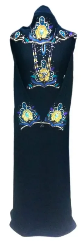 Picture of Radhe Designer Black Georgette Kaftan Dress for Women - F3705