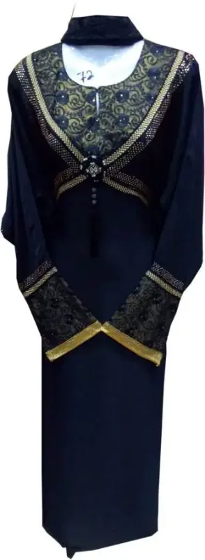 Picture of Radhe Designer White Georgette Kaftan Dress for Women - F4515