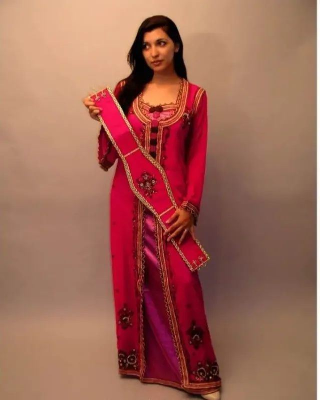 Picture of Radhe Designer Multicolor Georgette Kaftan Dress for Women - F6537