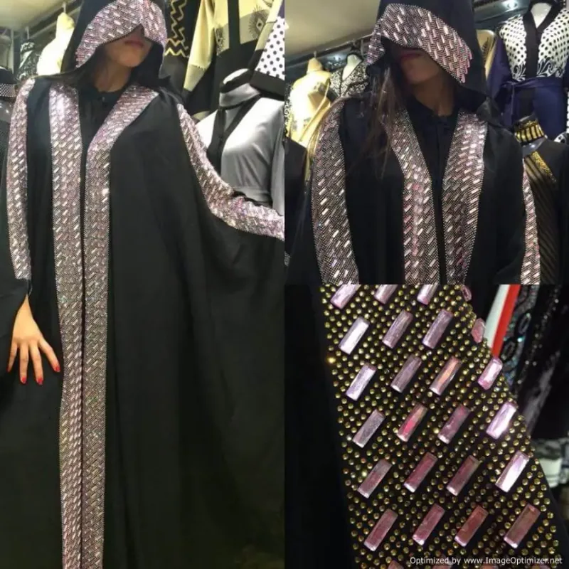 Picture of Radhe Designer Black Georgette Kaftan Dress for Women - F2736