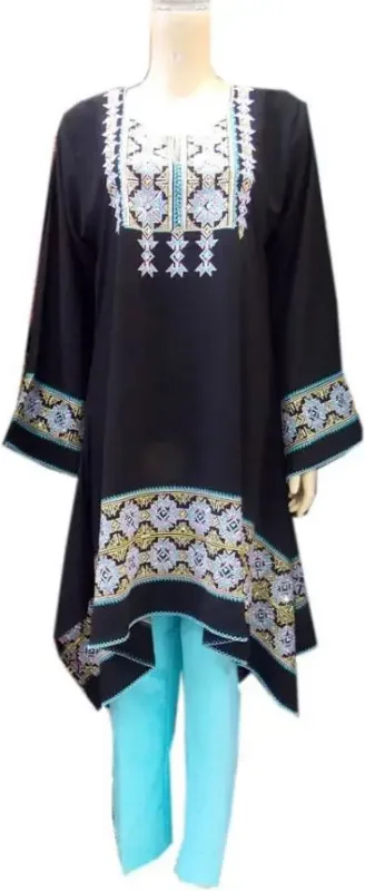 Picture of Radhe Designer Multicolor Georgette Kaftan Dress for Women - F9573