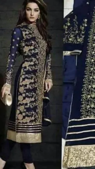 Picture of indian pakistani ethnic salwar kameez suit bollywood de