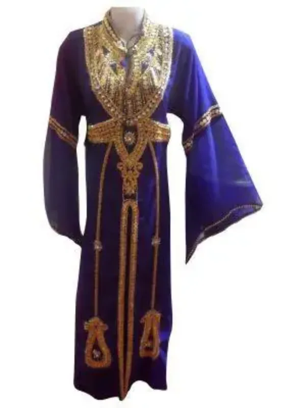 Picture of Radhe Designer Multicolor Georgette Kaftan Dress for Women - F9590
