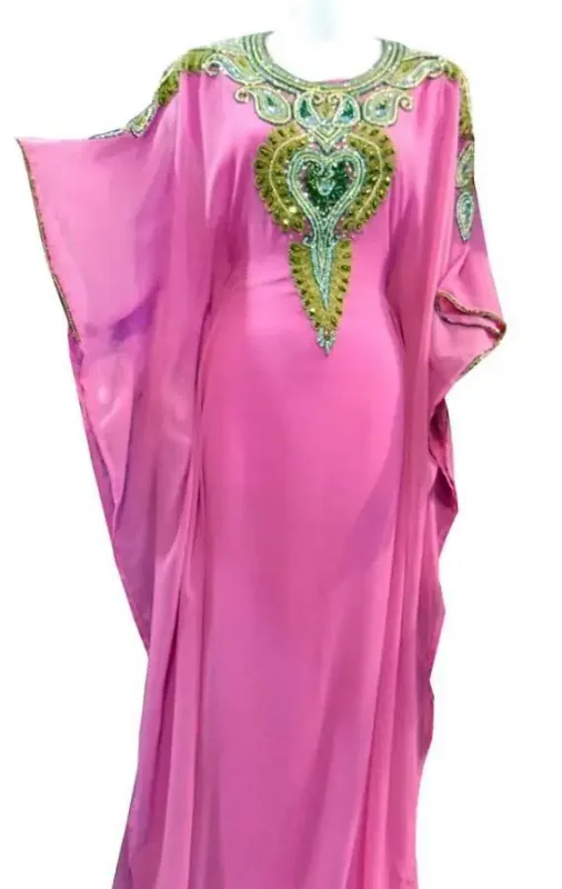 Picture of Radhe Designer Multicolor Cotton Kaftan Dress for Women - F9595