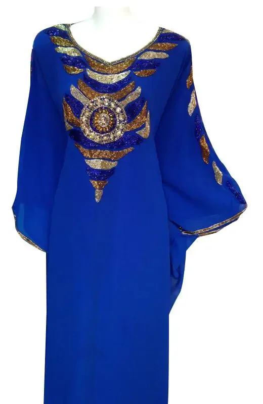 Picture of Radhe Designer Multicolor Georgette Kaftan Dress for Women - F9591