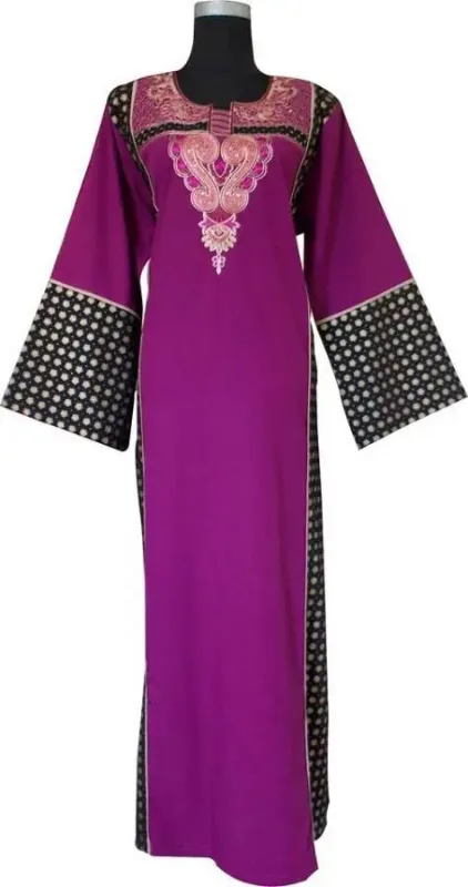 Picture of Radhe Designer Black Georgette Kaftan Dress for Women - F9599