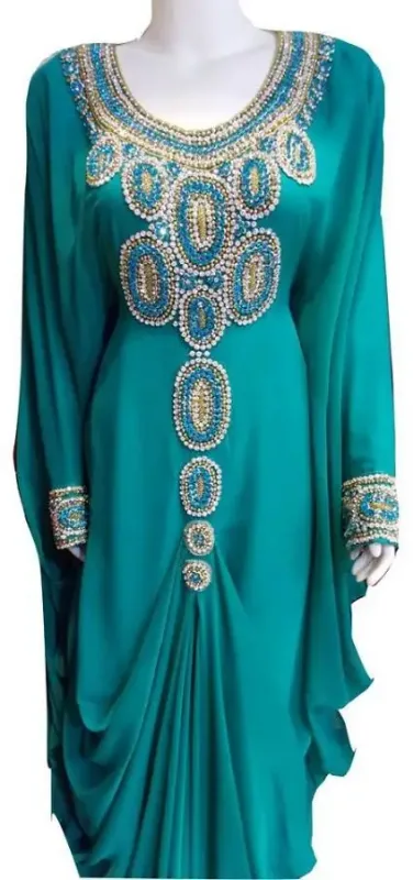 Picture of Radhe Designer Purple Georgette Kaftan Dress for Women - F9618
