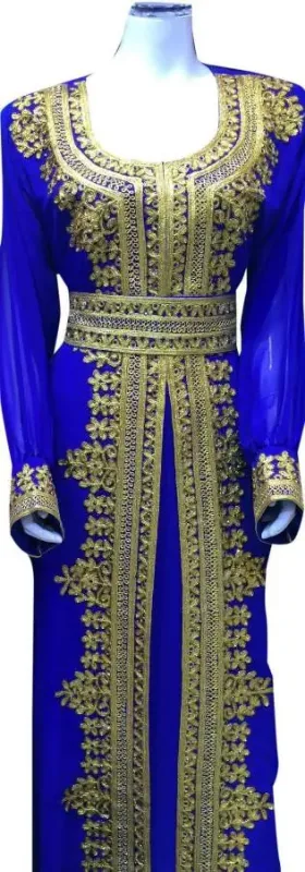 Picture of Radhe Designer Multicolor Georgette Kaftan Dress for Women - F2777