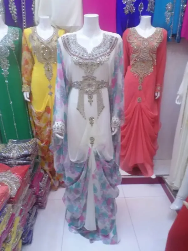 Picture of Radhe Designer Multicolor Georgette Kaftan Dress for Women - F9617
