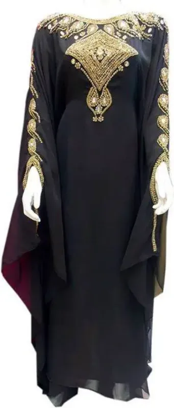 Picture of Radhe Designer Multicolor Georgette Kaftan Dress for Women - F9608