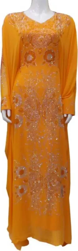 Picture of Radhe Designer Multicolor Georgette Kaftan Dress for Women - F9605
