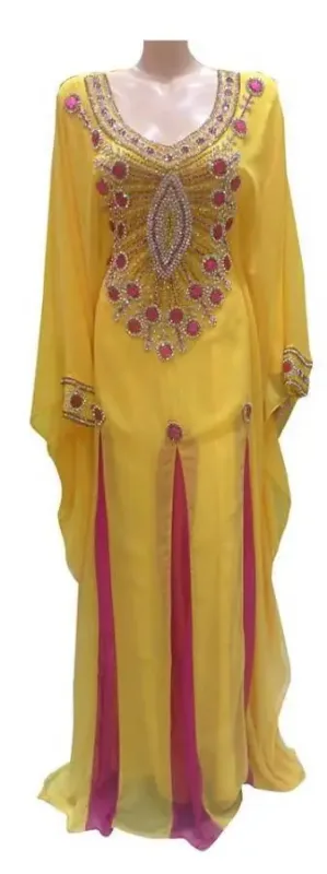 Picture of Radhe Designer Multicolor Georgette Kaftan Dress for Women - F9640