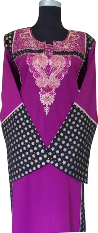 Picture of Radhe Designer Blue Georgette Kaftan Dress for Women - F9626