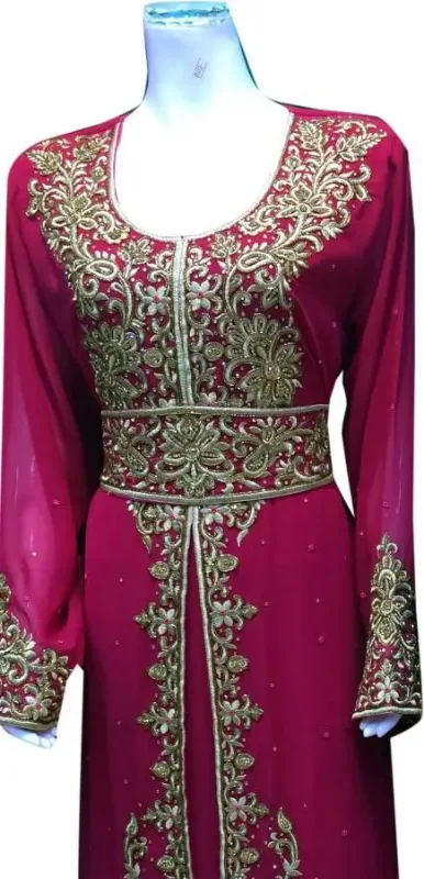 Picture of Radhe Designer Multicolor Georgette Kaftan Dress for Women - F2788