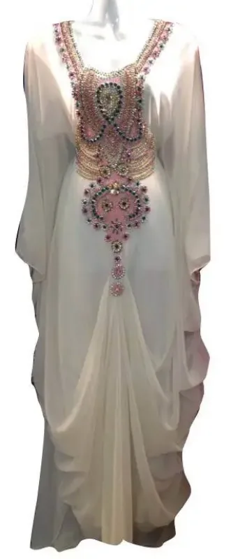 Picture of Radhe Designer Black Georgette Kaftan Dress for Women - F9627