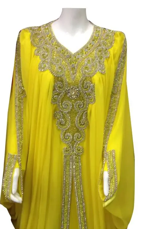 Picture of Radhe Designer Multicolor Georgette Kaftan Dress for Women - F9641