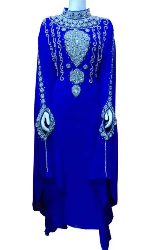 Picture of Radhe Designer Yellow Georgette Kaftan Dress for Women - F9662