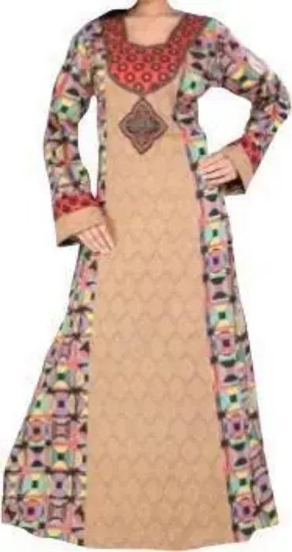 Picture of Radhe Designer Multicolor Georgette Kaftan Dress for Women - F9671