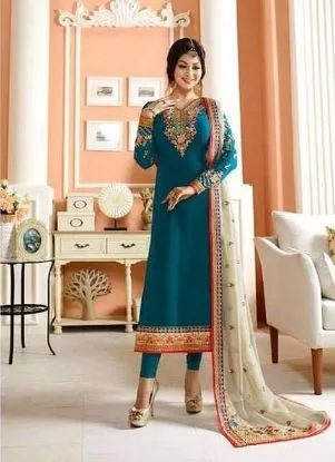 Picture of indian pakistani kd-1129 gown suit ethnic designer geor