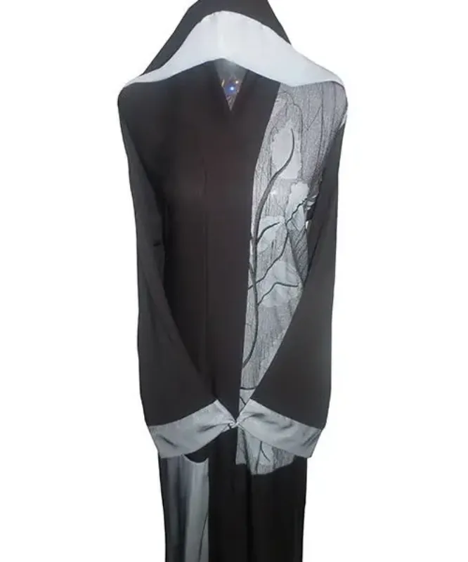 Picture of Radhe Designer White Georgette Kaftan Dress for Women - F9670