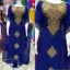 Picture of White Georgette Arabian Gown for Women - Elegant Outfit