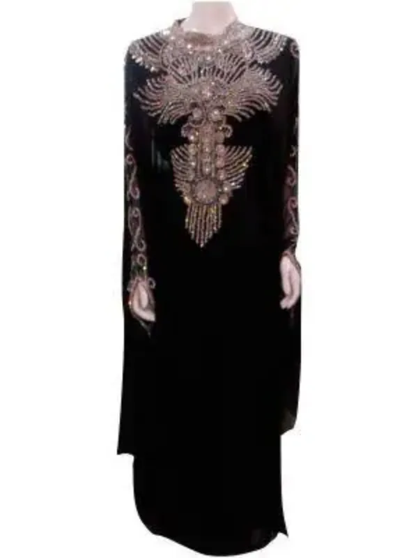 Picture of Radhe Designer Multicolor Georgette Kaftan Dress for Women - F9198
