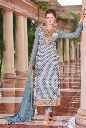 Picture of indian pakistani maisha-4707 salwar suit ethnic bollywo